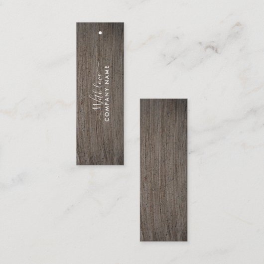 Clay Slab-effect, cadeauLabels Mini Visitekaartje (Voorkant / Achterkant)