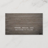 Clay Slab-effect, sparen de Datum Informatiekaartje (Achterkant)