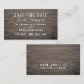 Clay Slab-effect, sparen de Datum Informatiekaartje (Voorkant / Achterkant)