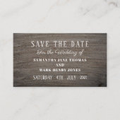 Clay Slab-effect, sparen de Datum Informatiekaartje (Voorkant)