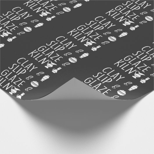 Clay Slip Glaze Kiln Pottery Ceramic Cadeaupapier (Hoek)