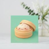 Clay Steamed Dumpling in Steamer Basket Postcard (Staand voorkant)