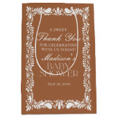 Clay Talavera Tegel Fiesta Baby shower Favors Medium Cadeauzakje (Voorkant)