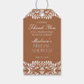 Clay Talavera Tegel Fiesta Vrijgezellenfeest Favor Cadeaulabel (Voorkant)