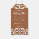 Clay Talavera Tegel Fiesta Wedding Party Favoriete Cadeaulabel (Voorkant)