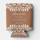 Clay Talavera Tegel Spaans Fiesta Baby shower Blikjeskoeler (Achterkant)