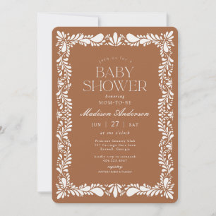 Clay Talavera Tegel Spaans Fiesta Baby shower Kaart