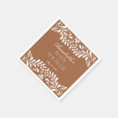 Clay Talavera Tegel Spaans Fiesta Baby shower Servet (Hoek)