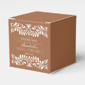 Clay Talavera Tegel Spaans Fiesta Baby Sprinkle Bedankdoosjes (Voorkant Zijde)