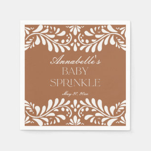 Clay Talavera Tegel Spaans Fiesta Baby Sprinkle Servet