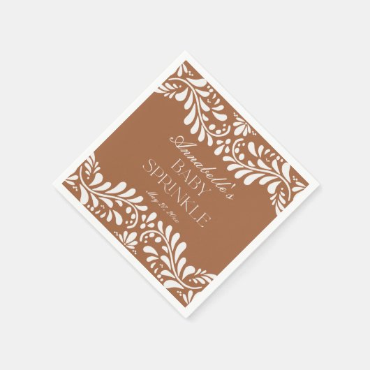 Clay Talavera Tegel Spaans Fiesta Baby Sprinkle Servet (Hoek)