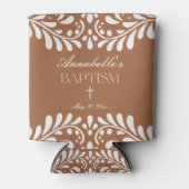 Clay Talavera Tegel Spaans Fiesta Doopsel gunsten Blikjeskoeler (Voorkant)