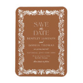 Clay Talavera Tegel Spaans Fiesta Save the Date Magneet (Verticaal)