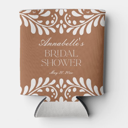 Clay Talavera Tegel Spaans Fiesta Vrijgezellenfees Blikjeskoeler (Voorkant)