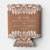 Clay Talavera Tegel Spaans Fiesta Wedding Favors Blikjeskoeler (Achterkant)