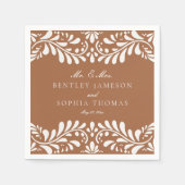 Clay Talavera Tegel Spaanse stijl Fiesta bruiloft Servet (Voorkant)