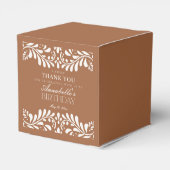 Clay Talavera Tegel Spaanse stijl Fiesta Verjaarda Bedankdoosjes (Achterkant)