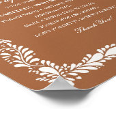 Clay Talavera Tegel Time Capsule Baby Verjaardagss Poster (Hoek)