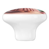 Clay Unicorn Angel Keramische Knop (Zijkant)