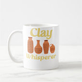 Clay Whisperer Ceramic Funny Pottery Koffiemok (Links)