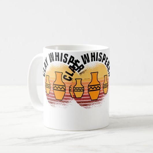 Clay Whisperer - Pottery Ceramics Koffiemok (Voorkant links)