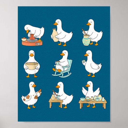Clay Whisperer T Er Ceramic Silly Goose Making Tte Poster (Voorkant)