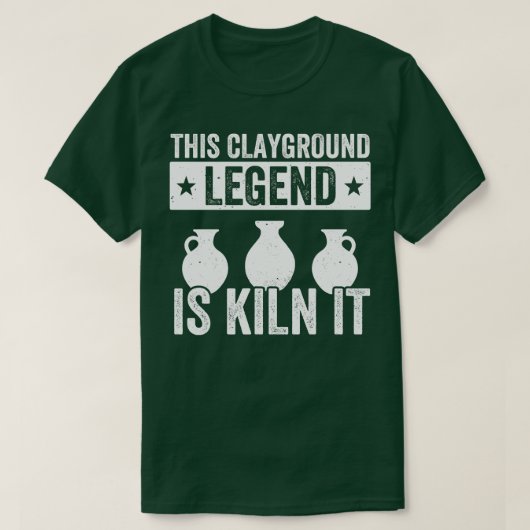 ClaygroundGrappig aardewerk potter klei T-shirt (Design voorkant)
