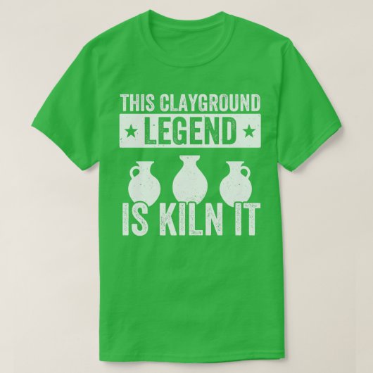 ClaygroundGrappig aardewerk potter klei T-shirt (Design voorkant)
