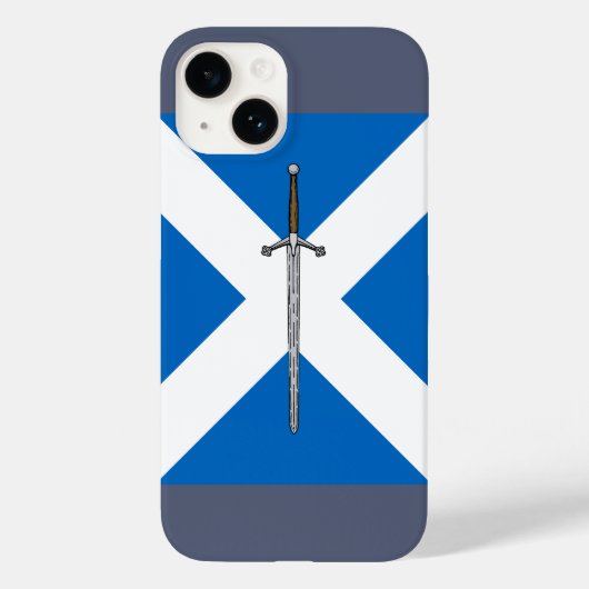 Claymore en Saltire Case-Mate iPhone Case (Achterkant)