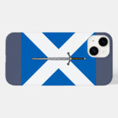 Claymore en Saltire Case-Mate iPhone Case (Achterkant (horizontaal))