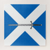 Claymore en Saltire Legpuzzel (Horizontaal)