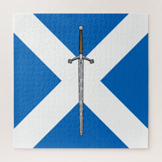 Claymore en Saltire Legpuzzel (Verticaal)