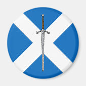 Claymore en Saltire Magneet (Voorkant)