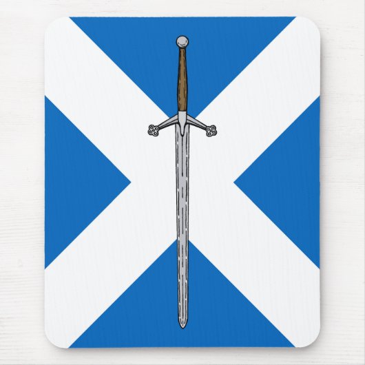 Claymore en Saltire Muismat (Voorkant)