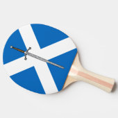 Claymore en Saltire Tafeltennisbatje (Zijkant)