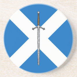 Claymore en Saltire Zandsteen Onderzetter