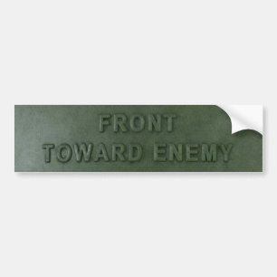 Claymore-mijn bumpersticker