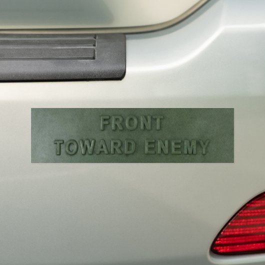 Claymore Mine Bumpersticker (Op auto)