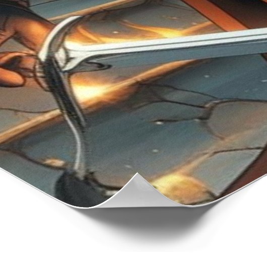 Claymore Poster Dark Fantasy Gothic Warrior Queen (Hoek)