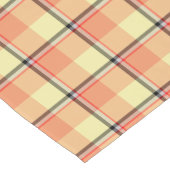 Claystone and Morning Mist Plaid Korte Tafelloper (Hoek)