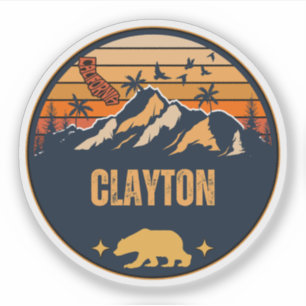 Clayton, Californië Sticker