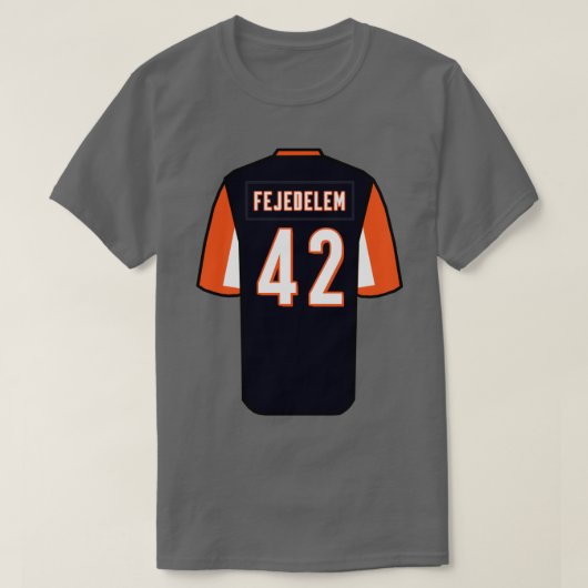 Clayton Fejedelem Jersey T-shirt (Design voorkant)