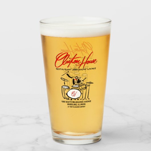 Clayton House Restaurant en Show Lounge, Wheeling Glas (Voorkant gevuld)