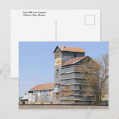 Clayton, New Mexico, Grain Mill en Elevator Briefkaart (Voorkant / Achterkant)