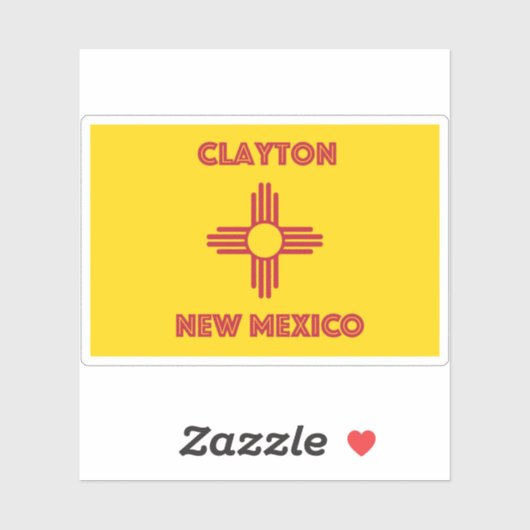 Clayton NM Sticker (Vel)