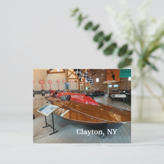 Clayton NY Briefkaart (Staand voorkant)