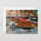 Clayton NY Briefkaart (Voorkant / Achterkant)