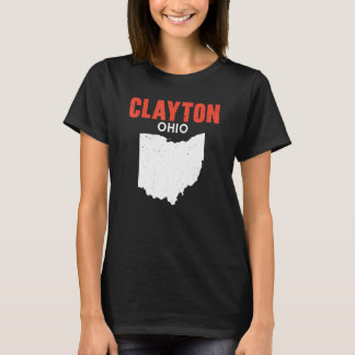Clayton Ohio USA State America Travel Ohioan T-shirt