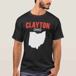 Clayton Ohio USA State America Travel Ohioan T-shirt