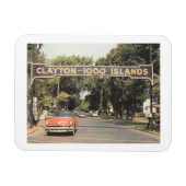 Clayton Thousand Islands NY, 1959  stijl Magneet (Horizontaal)